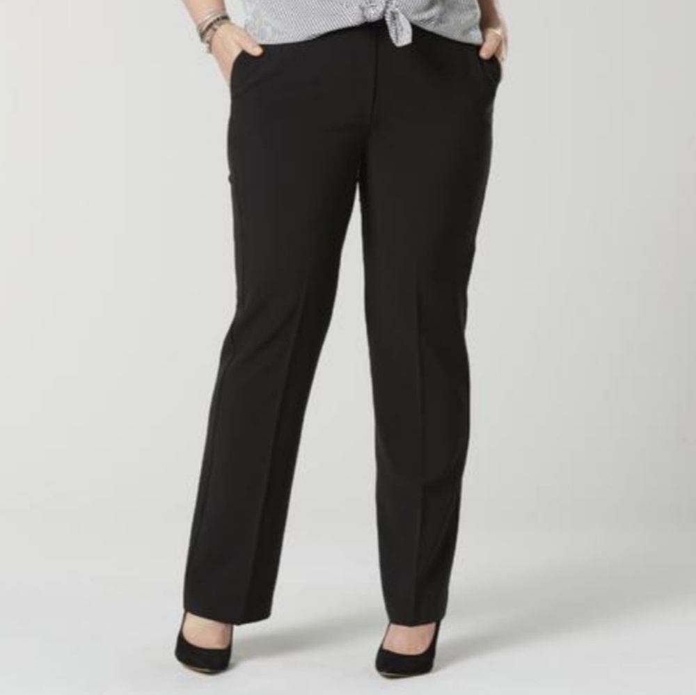 Metaphor Courtney Career Pants Grey Wide Leg S 16 - Picture 5 of 8